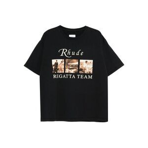 Rhude Black T-Shirts & Vests - T-Shirts Men